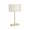 Markslöjd Lampes à Poser Lampe à Poser Avec Port USB Métal Blanc/tissu H50cm