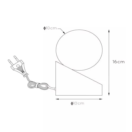 Lucide Lampes à Poser Lampe à Poser Bois Et Verre Interrupteur Tactile D10cm 5 Lucide Lampes à Poser Lampe à Poser Bois Et Verre Interrupteur Tactile D10cm – Image 5