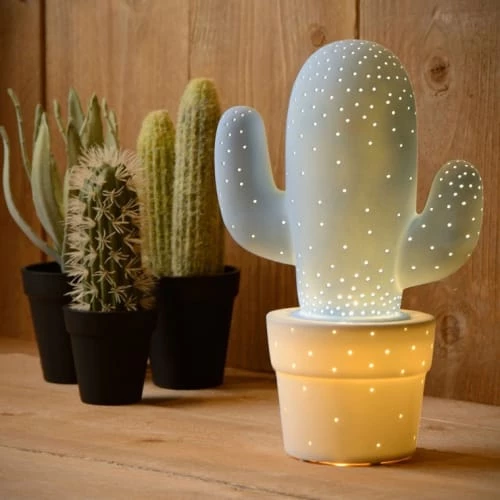 Lucide Lampes à Poser Lampe à Poser Céramique Bleu H30.5cm 2 Lucide Lampes à Poser Lampe à Poser Céramique Bleu H30.5cm – Image 2