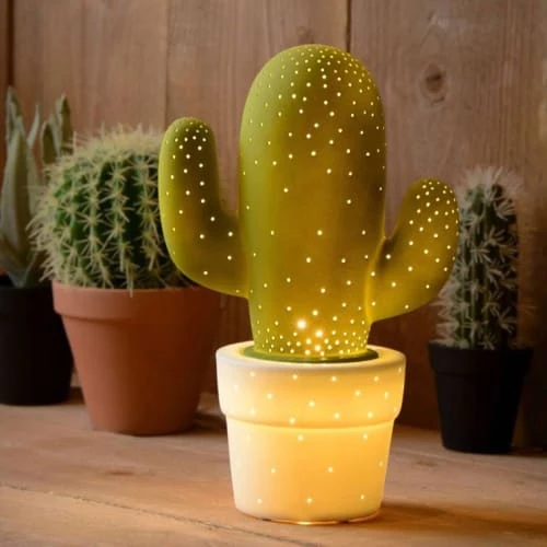 Lucide Lampes à Poser Lampe à Poser Céramique Vert H30.5cm 2 Lucide Lampes à Poser Lampe à Poser Céramique Vert H30.5cm – Image 2