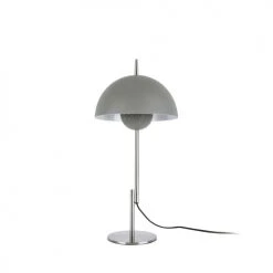 Leitmotiv Lampes à Poser Lampe à Poser Champignon En Métal Gris