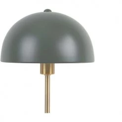 Leitmotiv Lampes à Poser Lampe à Poser Champignon En Métal Vert De Gris -Luminaires Contemporain Soldes lampe a poser champignon en metal vert de gris 2