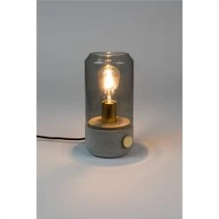 Drawer Lampes à Poser Lampe à Poser Design En Béton Gris -Luminaires Contemporain Soldes lampe a poser design en beton gris 2