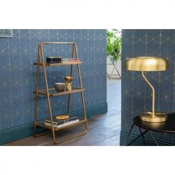 Dutchbone Lampes à Poser Lampe à Poser Design Métal Finitions Dorées Or -Luminaires Contemporain Soldes lampe a poser design metal finitions dorees or 2