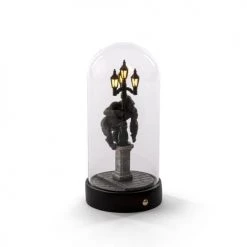 Seletti Guirlandes Et Décorations Lumineuses Lampe à Poser Dôme Avec Gorille H23cm