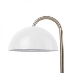 Present Time Lampes à Poser Lampe à Poser Dome Métal Blanc -Luminaires Contemporain Soldes lampe a poser dome metal blanc 5