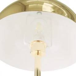 Beliani Lampes à Poser Lampe à Poser Dorée 64 Cm -Luminaires Contemporain Soldes lampe a poser doree 64 cm 4