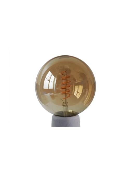 Gone's Lampes à Poser Lampe à Poser En Béton Avec Ampoule Style Edison 3 Gone's Lampes à Poser Lampe à Poser En Béton Avec Ampoule Style Edison – Image 3