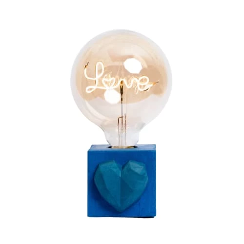 Junny Lampes à Poser Lampe à Poser En Béton Bleu Pétrole Avec Son Ampoule à Message 1 Junny Lampes à Poser Lampe à Poser En Béton Bleu Pétrole Avec Son Ampoule à Message