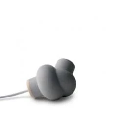 Gone's Lampes à Poser Lampe à Poser En Béton Et Bois Cordon Noir -Luminaires Contemporain Soldes lampe a poser en beton et bois cordon blanc