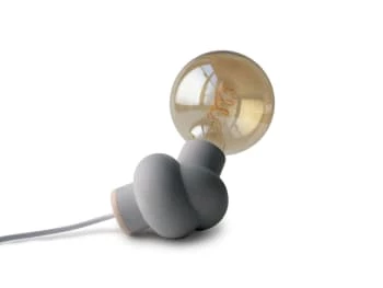 Gone's Lampes à Poser Lampe à Poser En Béton Et Bois Cordon Noir Ampoule LED Edison 6 Gone's Lampes à Poser Lampe à Poser En Béton Et Bois Cordon Noir Ampoule LED Edison – Image 6