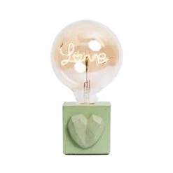 Junny Lampes à Poser Lampe à Poser En Béton Beige Avec Son Ampoule à Message 10 Junny Lampes à Poser Lampe à Poser En Béton Beige Avec Son Ampoule à Message -Luminaires Contemporain Soldes lampe a poser en beton vert avec son ampoule a message 8