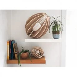 Gone's Lampes à Poser Lampe à Poser En Bois Avec Fil Blanc Sans Ampoule -Luminaires Contemporain Soldes lampe a poser en bois avec fil blanc sans ampoule 3