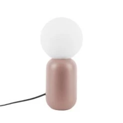 Leitmotiv Lampes à Poser Lampe à Poser En Métal Noir -Luminaires Contemporain Soldes lampe a poser en metal rose 6