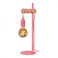 J&Kids Lampes à Poser Lampe à Poser En Métal Rose Ø 15 Cm -Luminaires Contemporain Soldes lampe a poser en metal rose oe 15 cm 3