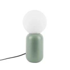 Leitmotiv Lampes à Poser Lampe à Poser En Métal Jaune -Luminaires Contemporain Soldes lampe a poser en metal vert 5