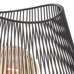 Home Maison Lampes à Poser Lampe à Poser Filaire Noire -Luminaires Contemporain Soldes lampe a poser filaire noire 3