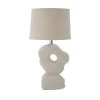 Bloomingville Lampes à Poser Lampe à Poser Forme Organique En Grès Blanc