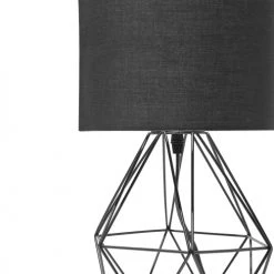 Beliani Lampes à Poser Lampe à Poser Noire -Luminaires Contemporain Soldes lampe a poser noire 11