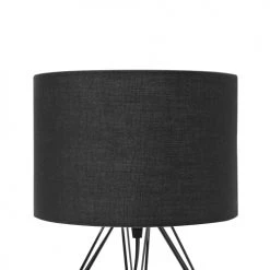 Beliani Lampes à Poser Lampe à Poser Noire -Luminaires Contemporain Soldes lampe a poser noire 9