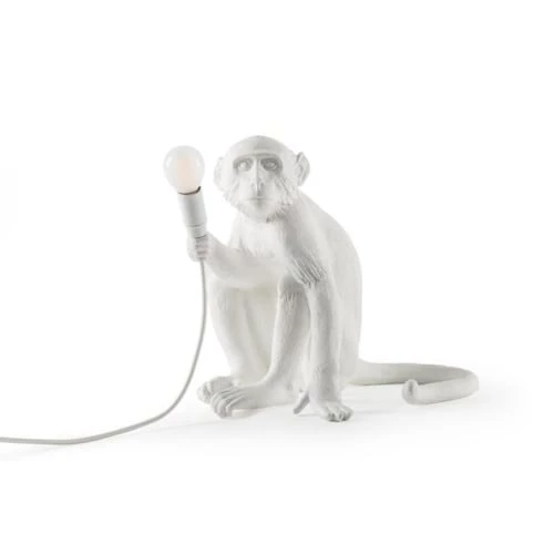 Seletti Lampes à Poser Lampe à Poser Singe Assis H32cm 1 Seletti Lampes à Poser Lampe à Poser Singe Assis H32cm