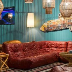 Frau Maier Lampadaires Lampe à Poser Slimsophie Tissus Beige 33x176x33 Cm -Luminaires Contemporain Soldes lampe a poser slimsophie tissus beige 33x176x33 cm 10