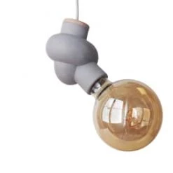 Gone's Lustres Lampe à Suspendre En Béton Et Bois Cordon Noir Ampoule LED Edison 9 Gone's Lustres Lampe à Suspendre En Béton Et Bois Cordon Noir Ampoule LED Edison -Luminaires Contemporain Soldes lampe a suspendre en beton et bois cordon blanc ampoule edison 5