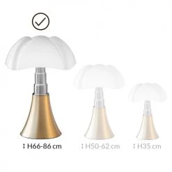 Martinelli Luce Lampes à Poser Lampe Ampoules LED Pied Télescopique H66-86cm 7 Martinelli Luce Lampes à Poser Lampe Ampoules LED Pied Télescopique H66-86cm -Luminaires Contemporain Soldes lampe ampoules led pied telescopique h66 86cm 3