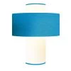 Abat-jours Lampes à Poser Lampe Bleu Turquoise D 35 Cm