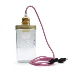 Reversible Lampes à Poser Lampe Bocal à Poser Fil Rose