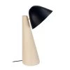 Tosel Lampes à Poser Lampe Bureau Bois Naturel Et Noir