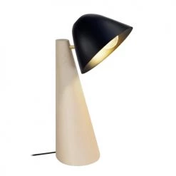 Tosel Lampes à Poser Lampe Bureau Bois Naturel Et Noir -Luminaires Contemporain Soldes lampe bureau bois naturel et noir 6