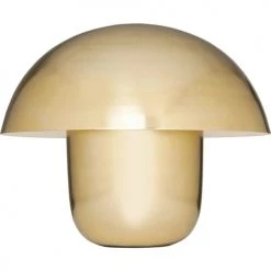 Kare Design Lampes à Poser Lampe Champignon En Acier Doré