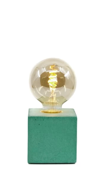 Junny Lampes à Poser Lampe Cube En Béton Jaune Moutarde Fabrication Artisanale 3 Junny Lampes à Poser Lampe Cube En Béton Jaune Moutarde Fabrication Artisanale – Image 3