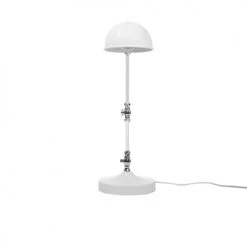 Beliani Lampes à Poser Lampe De Bureau Blanche -Luminaires Contemporain Soldes lampe de bureau blanche 2