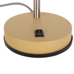 Leitmotiv Lampes à Poser Lampe De Bureau En Métal New Study Jaune Moutarde -Luminaires Contemporain Soldes lampe de bureau en metal new study jaune moutarde 4