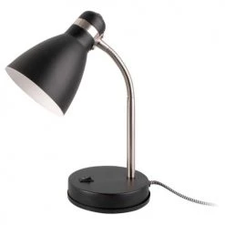 Leitmotiv Lampes à Poser Lampe De Bureau En Métal New Study Noir