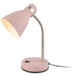 Leitmotiv Lampes à Poser Lampe De Bureau En Métal New Study Rose Poudré -Luminaires Contemporain Soldes lampe de bureau en metal new study rose poudre 6