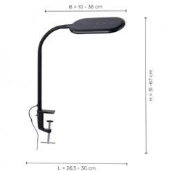 Keria Lampes à Poser Lampe De Bureau En Plastique_synthetic Noir 8 Keria Lampes à Poser Lampe De Bureau En Plastique_synthetic Noir -Luminaires Contemporain Soldes lampe de bureau en plastique synthetic noir 2