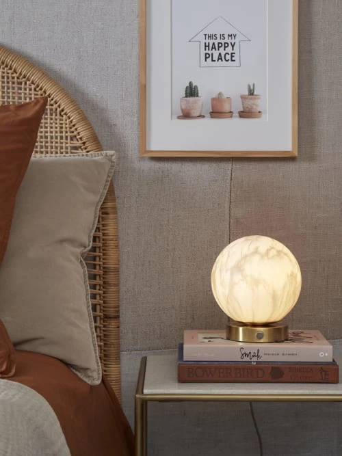 It's About Romi Lampes à Poser Lampe De Table Abat-jour En Verre Or/verre Teint, H. 18cm 2 It's About Romi Lampes à Poser Lampe De Table Abat-jour En Verre Or/verre Teint, H. 18cm – Image 2