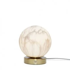 It's About Romi Lampes à Poser Lampe De Table Abat-jour En Verre Or/verre Teint, H. 18cm