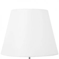 Beliani Lampes à Poser Lampe De Table Blanc -Luminaires Contemporain Soldes lampe de table blanc 2