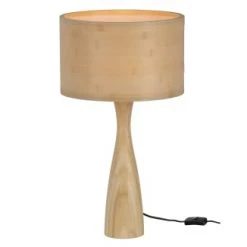 Bepurehome Lampes à Poser Lampe De Table Chevet Bambou Naturelle -Luminaires Contemporain Soldes lampe de table chevet bambou naturelle 2