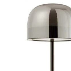 Meubles & Design Lampes à Poser Lampe De Table Design En Verre Et Métal -Luminaires Contemporain Soldes lampe de table design en verre et metal 3