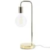 Beliani Lampes à Poser Lampe De Table Doré