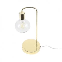 Beliani Lampes à Poser Lampe De Table Doré -Luminaires Contemporain Soldes lampe de table dore 2