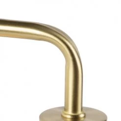 QAZQA Lampes à Poser Lampe De Table En Acier Doré/laiton -Luminaires Contemporain Soldes lampe de table en acier dore laiton 3