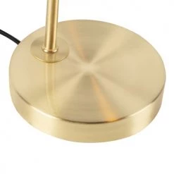 QAZQA Lampes à Poser Lampe De Table En Acier Doré/laiton -Luminaires Contemporain Soldes lampe de table en acier dore laiton 5