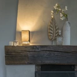 QAZQA Lampes à Poser Lampe De Table En Acier Noir -Luminaires Contemporain Soldes lampe de table en acier noir 2