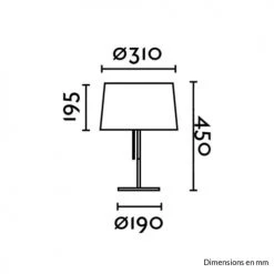Keria Lampes à Poser Lampe De Table En Fabric Blanc -Luminaires Contemporain Soldes lampe de table en fabric blanc 2